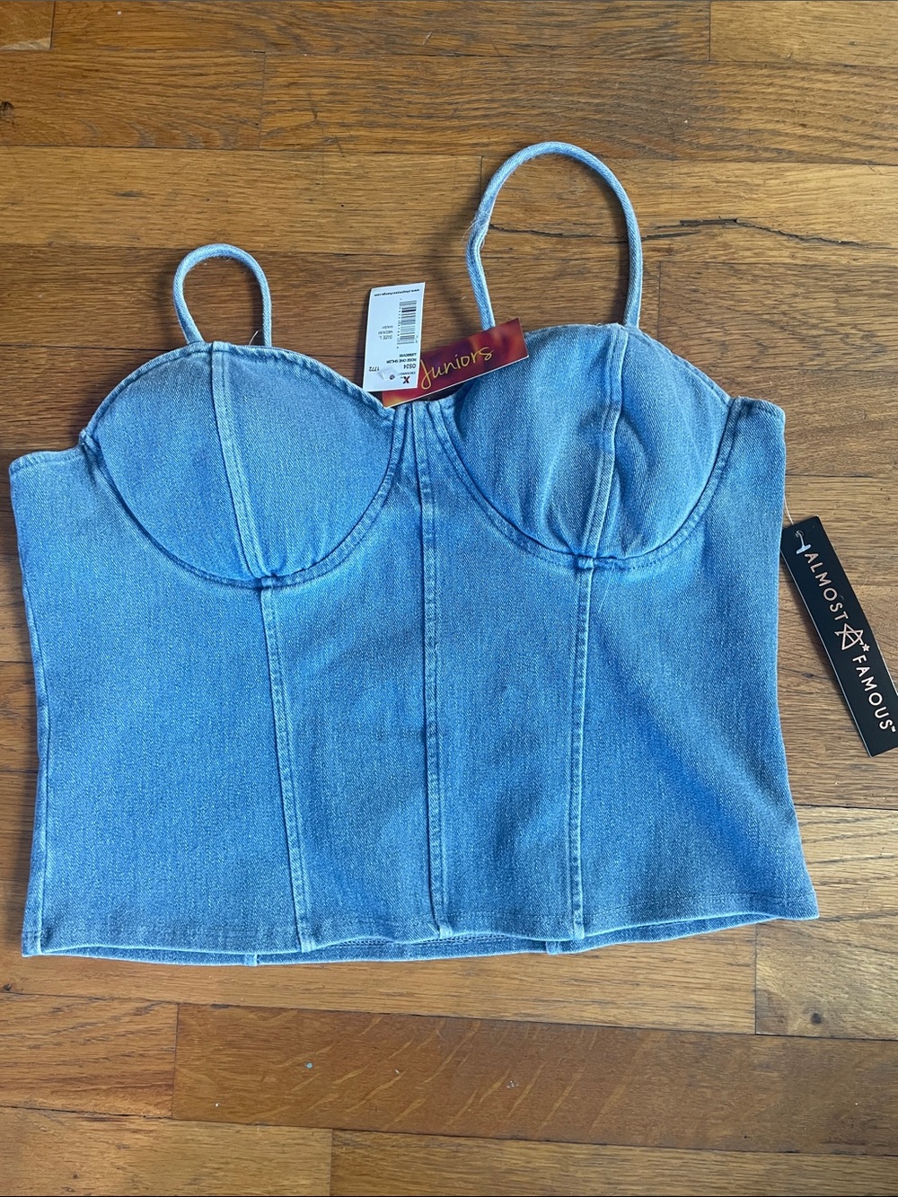 Almost Famous Denim Corset 🌸😍